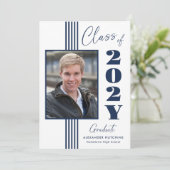 Invitation Classe de 2025 Photo Frame Graduation Party (Debout devant)