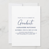 Invitation Classe de 2025 Photo Frame Graduation Party (Dos)