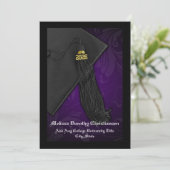 Invitation Classe de 2025 Purple Tassel Graduation (Debout devant)
