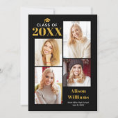 Invitation Classe de 2025 soirée de bouchon de graduation en (Devant)