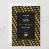 Invitation Classe de 2025 soirée de bouchon de graduation en (Dos)