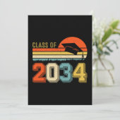 Invitation Classe de 2034 Grandis avec moi Diplômé de pré-mat (Debout devant)