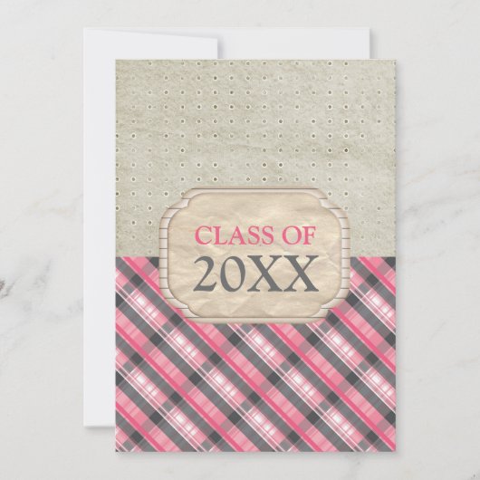 Invitation Classe de 20XX Annonces de Graduation (Devant)