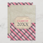 Invitation Classe de 20XX Annonces de Graduation (Devant / Derrière)