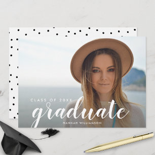 Invitation Classe de 20XX Graduate Photo Party