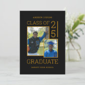 Invitation Classe De 24 Photo Bio Couleurs De L'École Graduat (Debout devant)