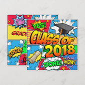 Invitation Classe de bande dessinée 2018 (Devant / Derrière)