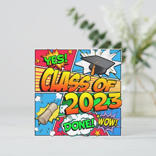 Invitation Classe de bande dessinée 2023 (Debout devant)