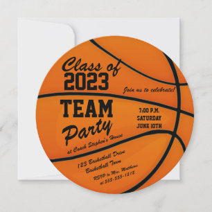 Invitation Classe de basket-ball de l'équipe 2023