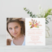 Invitation Classe de bouquet floral 2015 (Debout devant)