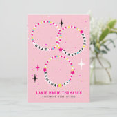 Invitation Classe de Bracelet d'amitié de 2024 Graduation Pin (Debout devant)