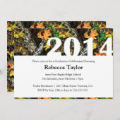 Invitation Classe de Camo de l'invitation 2014 d'obtention du (Devant / Derrière)