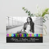 Invitation Classe de couleurs branchées de 2013 (Debout devant)