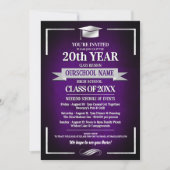 Invitation Classe de couleurs de l'école de style classique R (Devant)