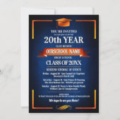 Invitation Classe de couleurs de l'école de style classique R (Devant)