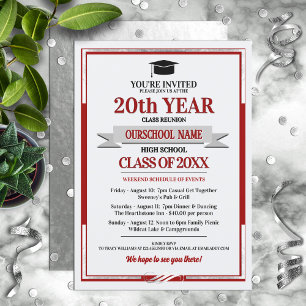 Invitation Classe de couleurs de l'école de style classique R
