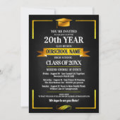 Invitation Classe de couleurs de l'école de style classique R (Devant)