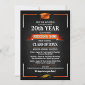 Invitation Classe de couleurs de l'école de style classique R (Devant)