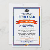 Invitation Classe de couleurs de l'école de style classique R (Devant)