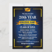 Invitation Classe de couleurs de l'école de style classique R (Devant)