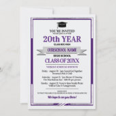 Invitation Classe de couleurs de l'école de style classique R (Devant)