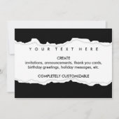 Invitation Classe de déchirure de page 2019 (Dos)