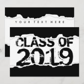 Invitation Classe de déchirure de page 2019 (Devant / Derrière)