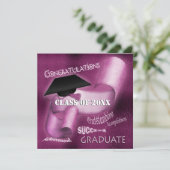 Invitation Classe de diplôme d'études supérieures d'élégance (Debout devant)