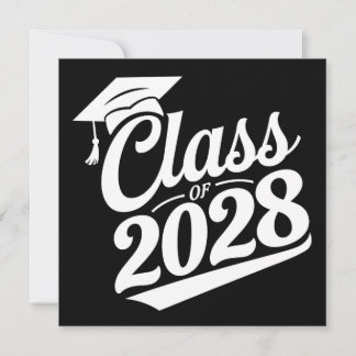 Invitation Classe De Diplômés De 2028 Fier