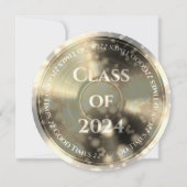 Invitation Classe de disque vinyle d'or de (Devant)