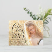 Invitation Classe de filles de 2015 Annonces de diplômés (Debout devant)