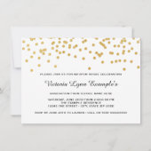 Invitation Classe de filles de 2015 Annonces de diplômés (Dos)