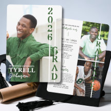 Classe de finissants 2026 multi-photos moderne