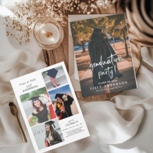 Invitation Classe de Graduation Photo Moderne de 2025
