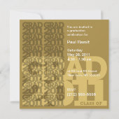 Invitation Classe de l'invitation 2011 de fête de remise des (Dos)