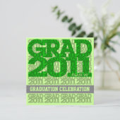 Invitation Classe de l'invitation 2011 de fête de remise des (Debout devant)