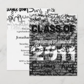 Invitation Classe de l'invitation 2011 d'obtention du diplôme (Devant / Derrière)