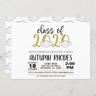 Invitation Classe de l'invitation de fin d'études de 2020 - G