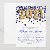 Invitation Classe de l'invitation de la Fête des diplômés de (Devant / Derrière)