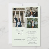 Invitation Classe de musique de 2025 (Dos)