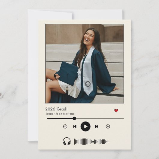 Invitation Classe de musique de 2025 (Devant)