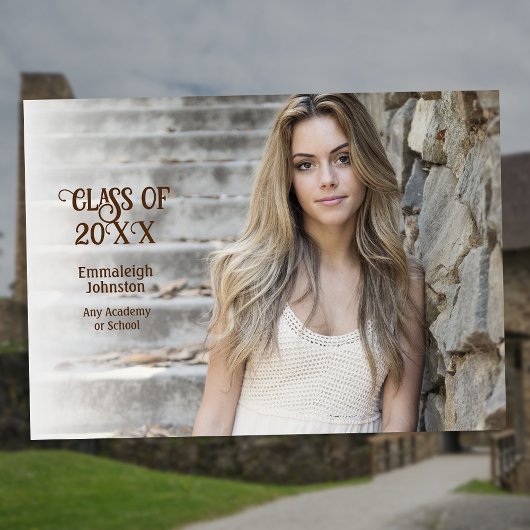Invitation Classe de Photo Classique du 20xx Graduation Party