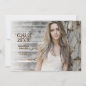Invitation Classe de Photo Classique du 20xx Graduation Party (Devant)