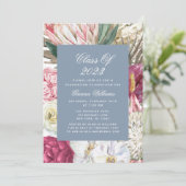 Invitation Classe de photo florale 2022 aquarelle (Debout devant)