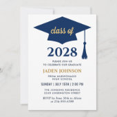 Invitation Classe de PHOTO moderne de 2025 Graduation Party (Devant)