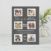 Invitation Classe de photo moderne élégante de 2024 Graduatio (Debout devant)