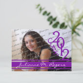 Invitation Classe de photo violet 2012 (Debout devant)