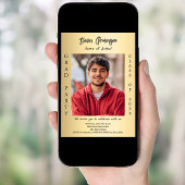 Invitation Classe de photos de la fête de graduation de 2025