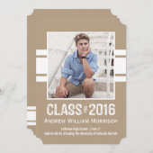 Invitation Classe de photos de la préparation sportive de l'a (Devant / Derrière)