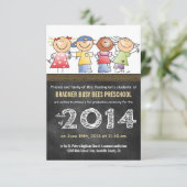 Invitation Classe de Pre-K du diplômé 2014 de tableau (Debout devant)